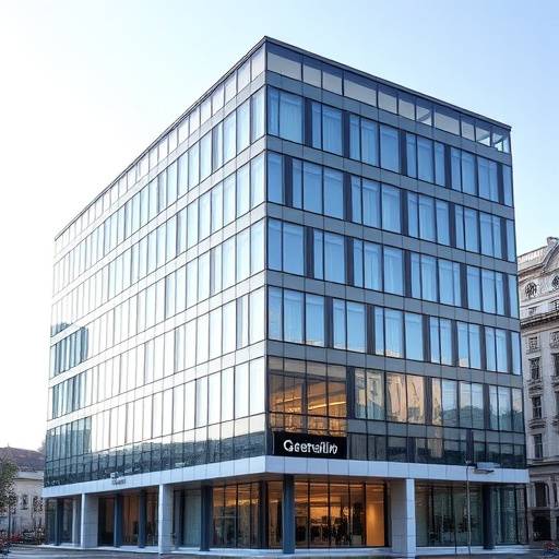 Modernes Bürogebäude in Zürich