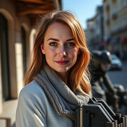 Porträt von Elena Berger, Architektur- und Streetfotografin